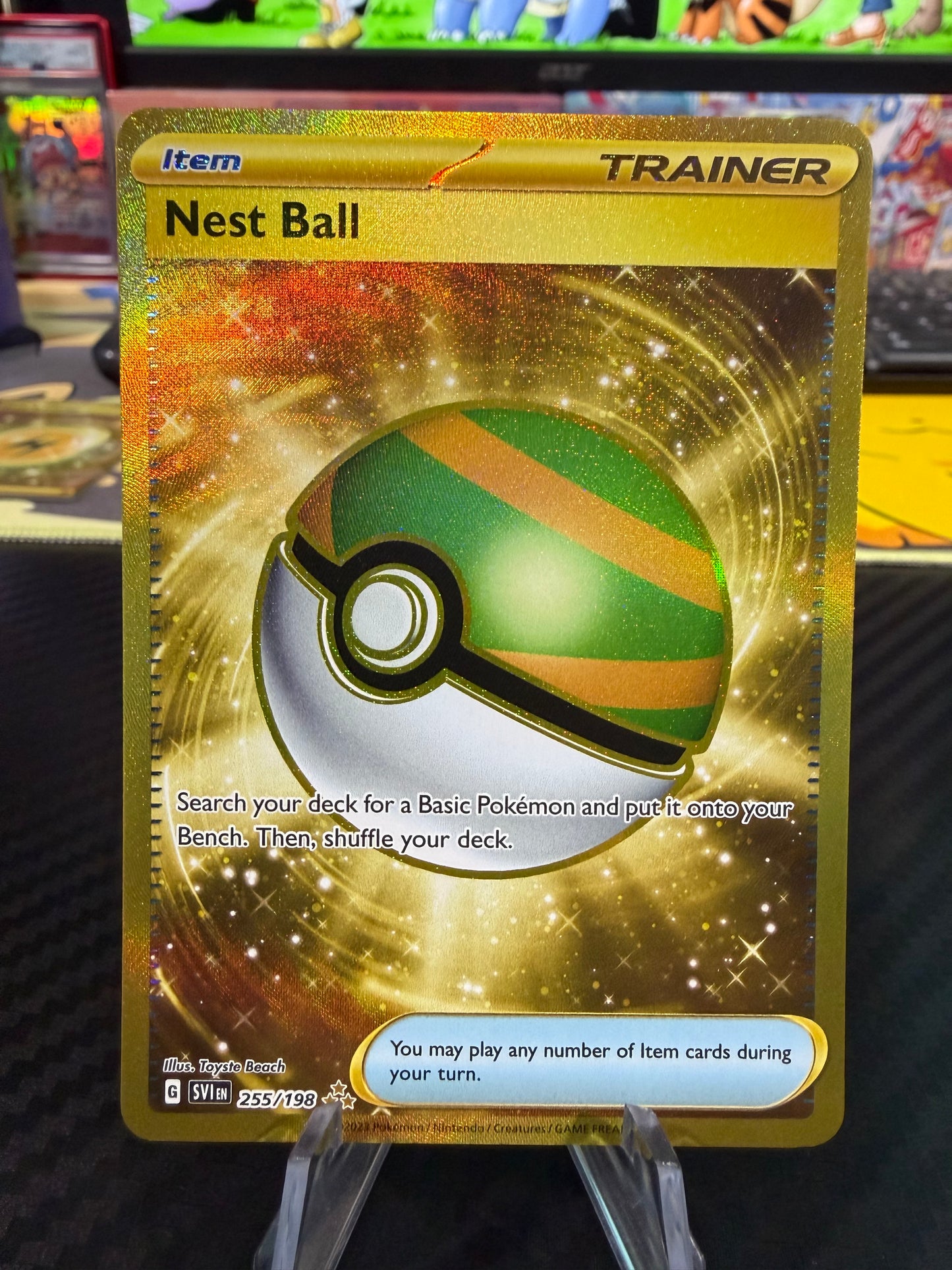 Nest Ball - 255/198 - Hyper Rare - Scarlet & Violet - NM