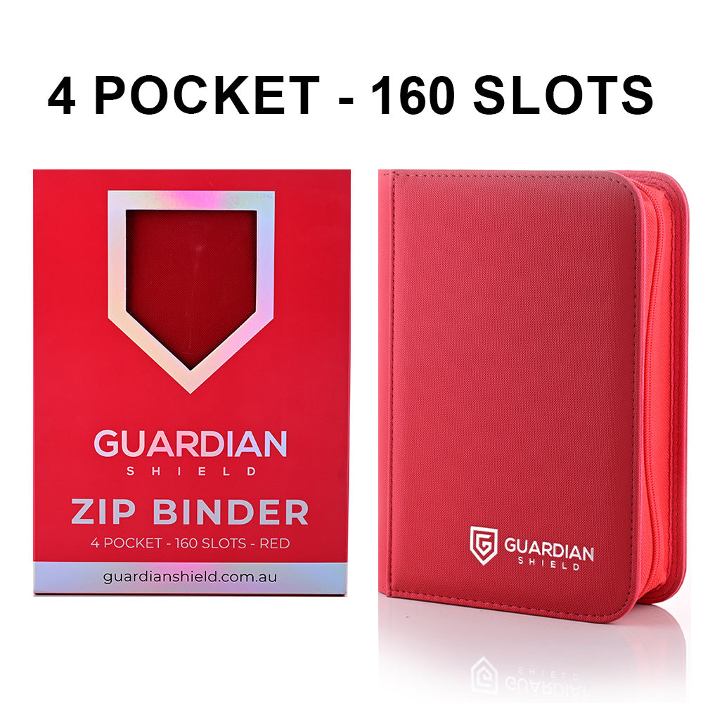 Guardian Shield 4 Pocket - 160 Slot Binder - 9 Available Colours