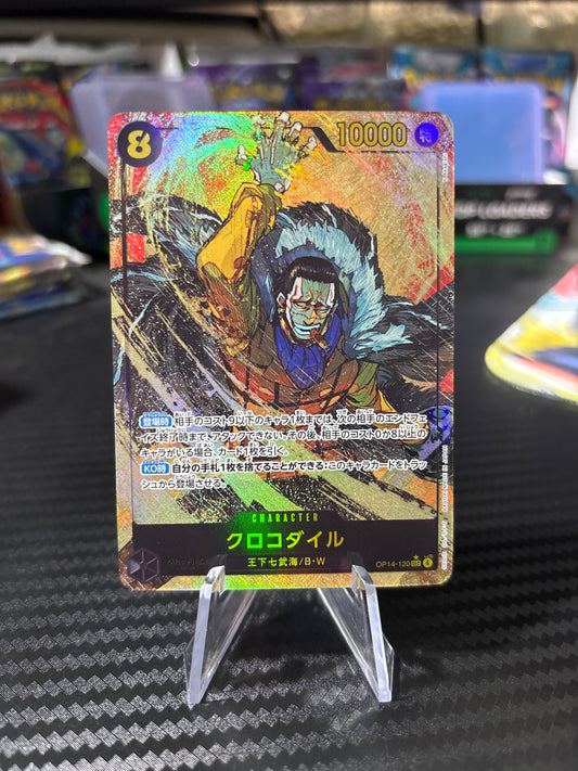 Crocodile SEC Alt Art #OP14-120 Japanese