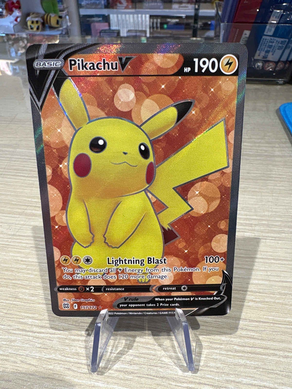 Pikachu V - 157/172 - Brilliant Stars
