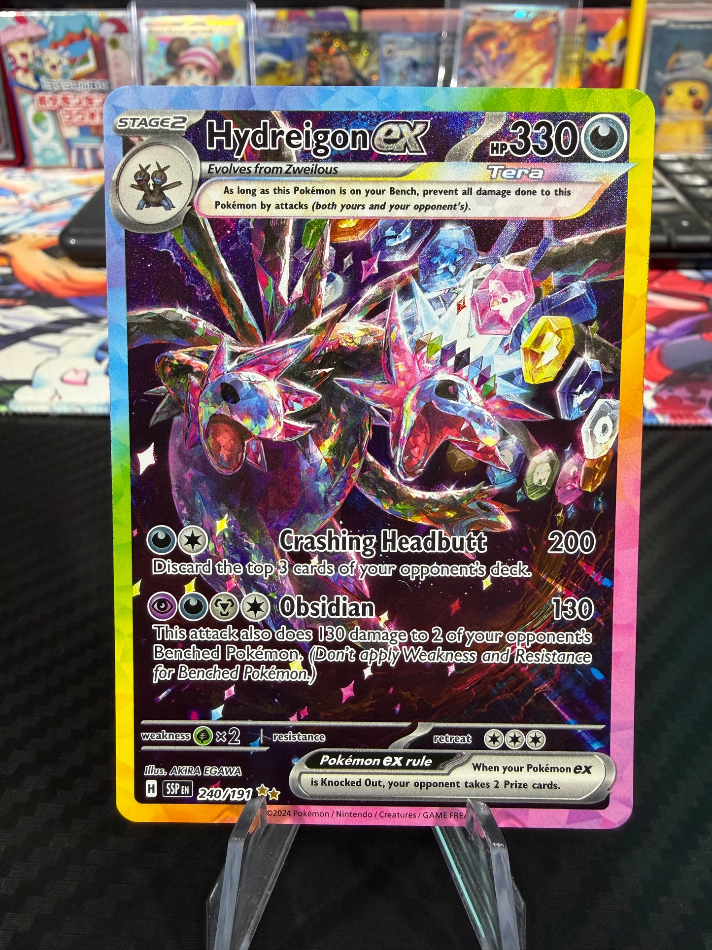 Hydreigon Ex - 240/191 - Special Illustration Rare - Surging Sparks - NM