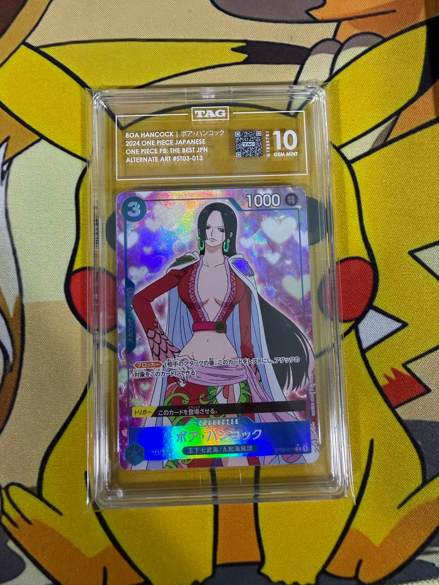 TAG 10 - Boa Hancock - Alternate Art - ST03-013 - Japanese PRB01
