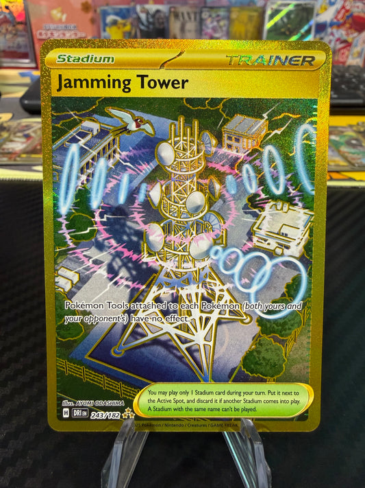 Jamming Tower - 243/182 - Hyper Rare - Destined Rivals - NM