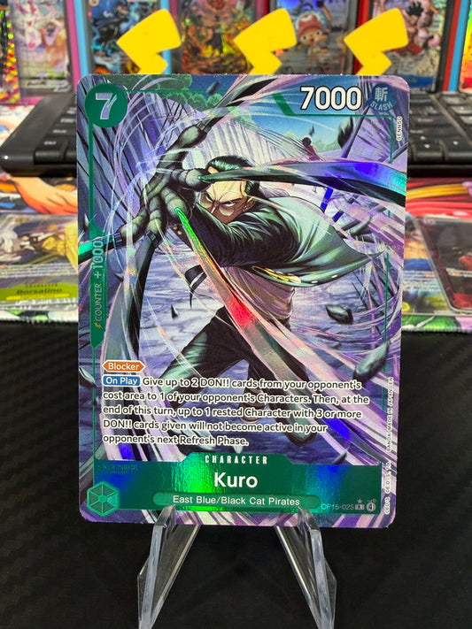 Kuro - OP15-025 - Alternate Art - Adventure On Kami’s Island- NM