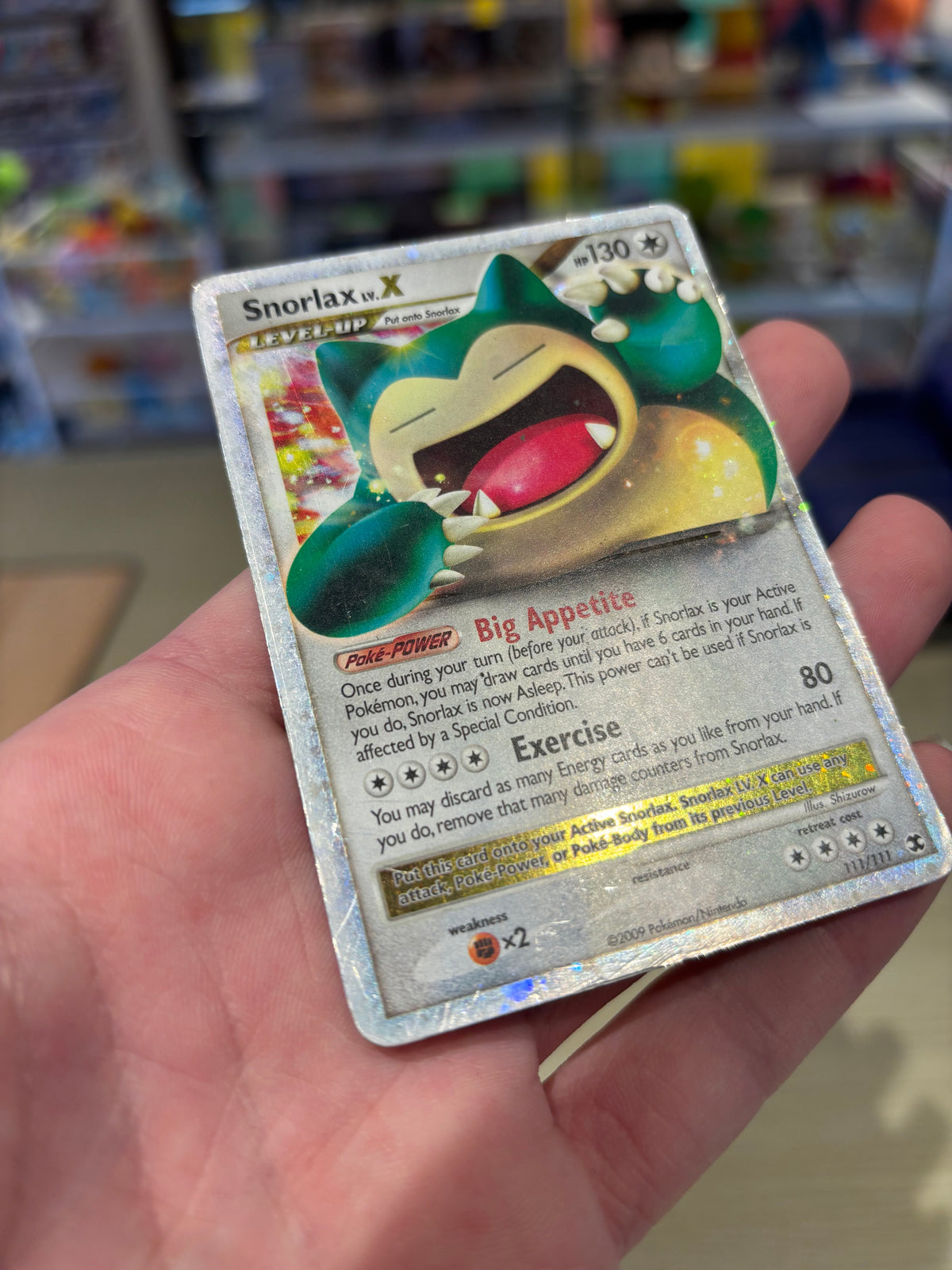 Snorlax LV.X - 111/111 - Rising Rivals