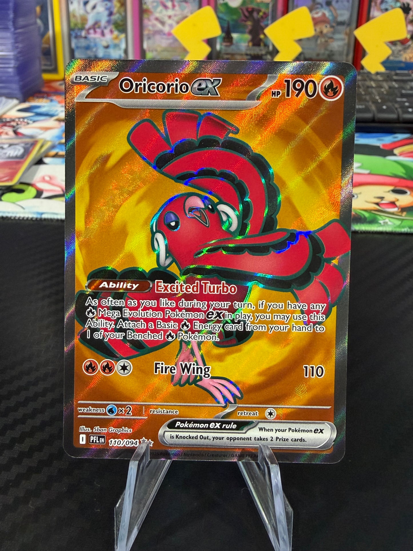 Oricorio EX - 110/094 - Phantasmal Flames - NM