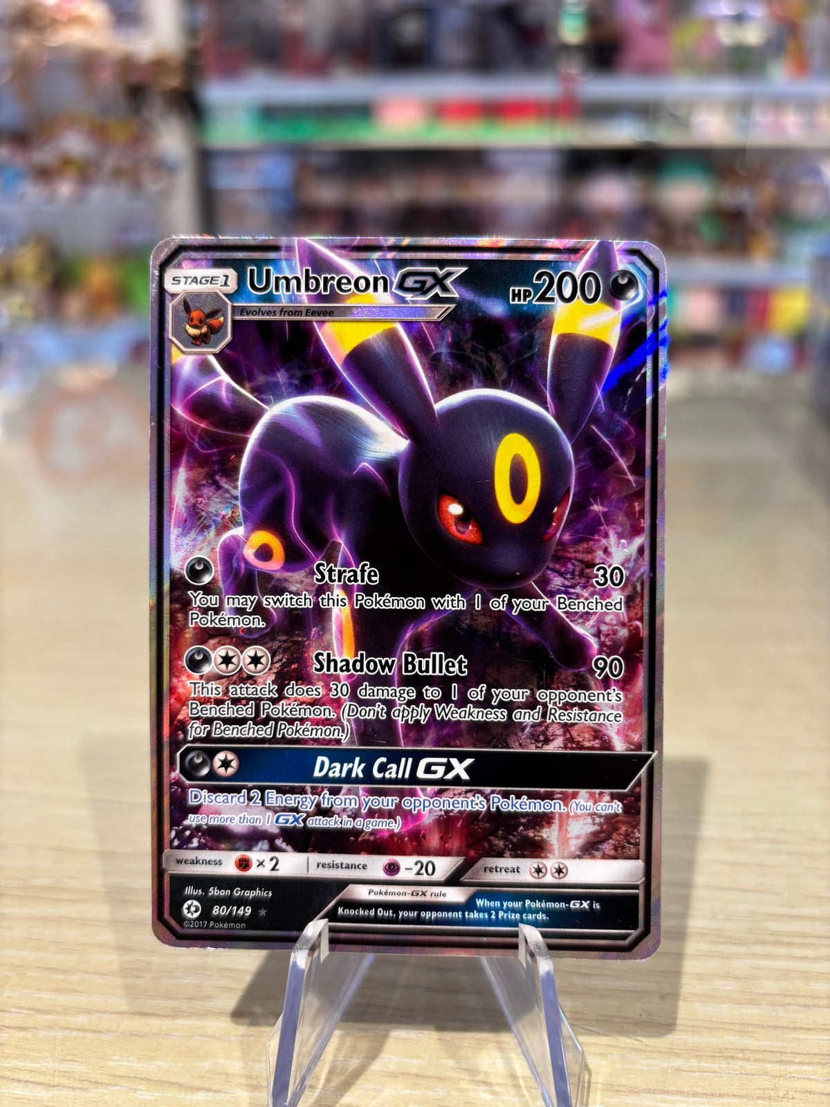 Umbreon GX - 80/149 - Sun & Moon Base Set