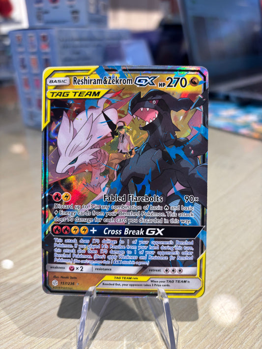 Reshiram & Zekrom GX - 157/236 - Cosmic Eclipse