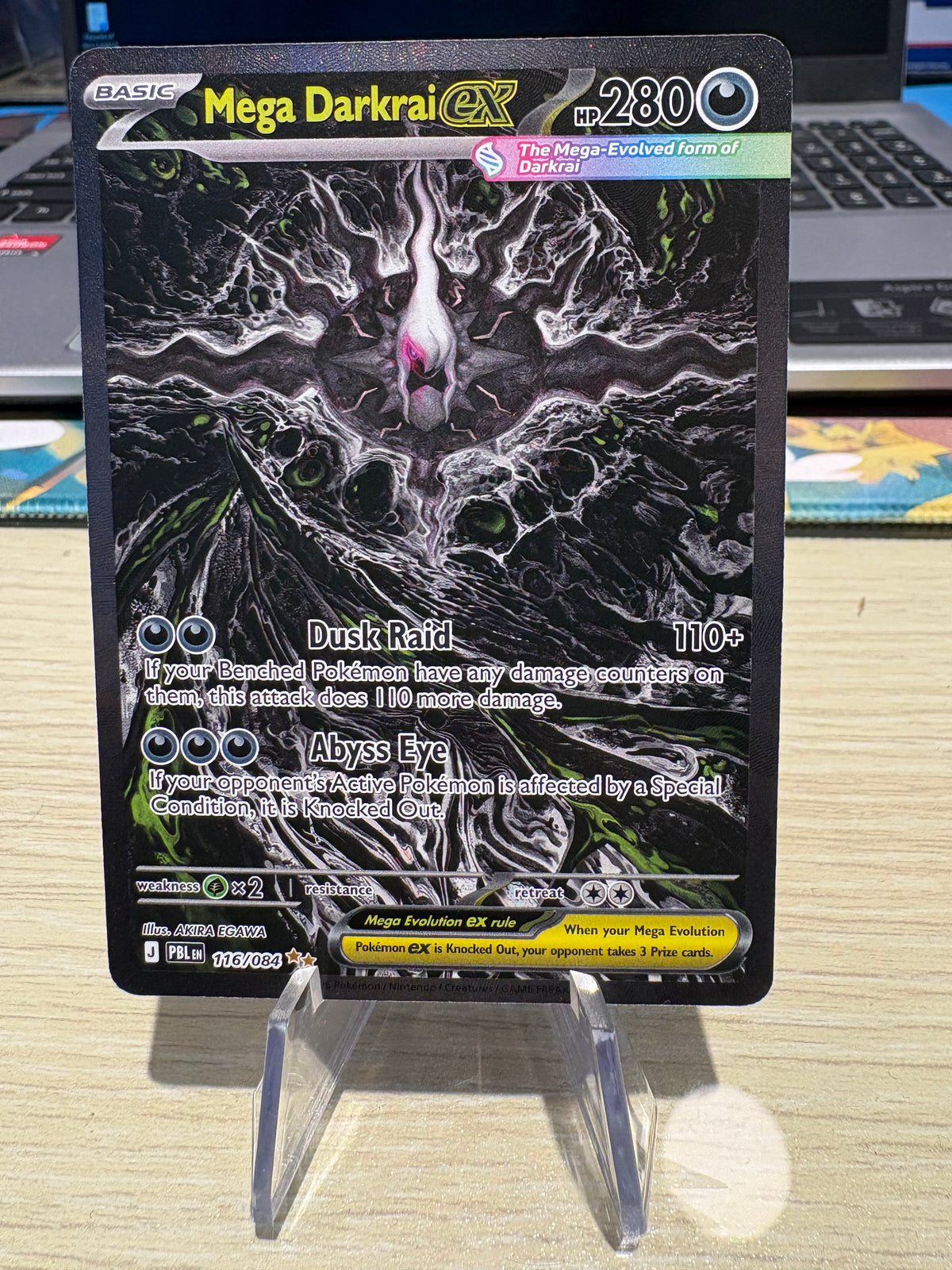 Mega Darkrai Ex - 116/084 - Pitch Black