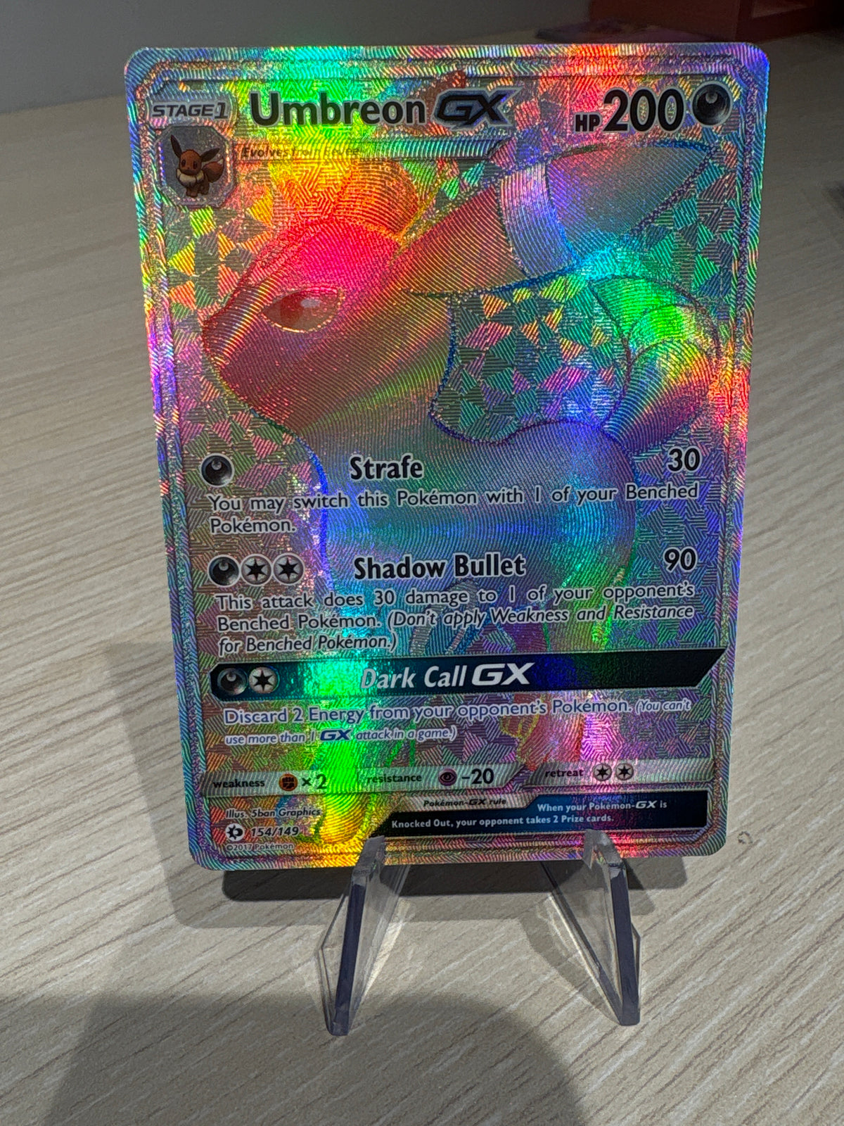 Umbreon GX - 154/149 - Sun & Moon