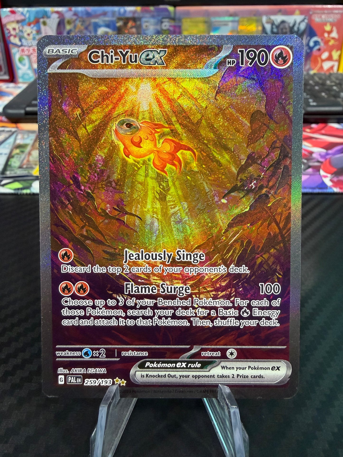 Chi-Yu Ex - 259/193 - Special Illustration Rare - Paldea Evolved - NM