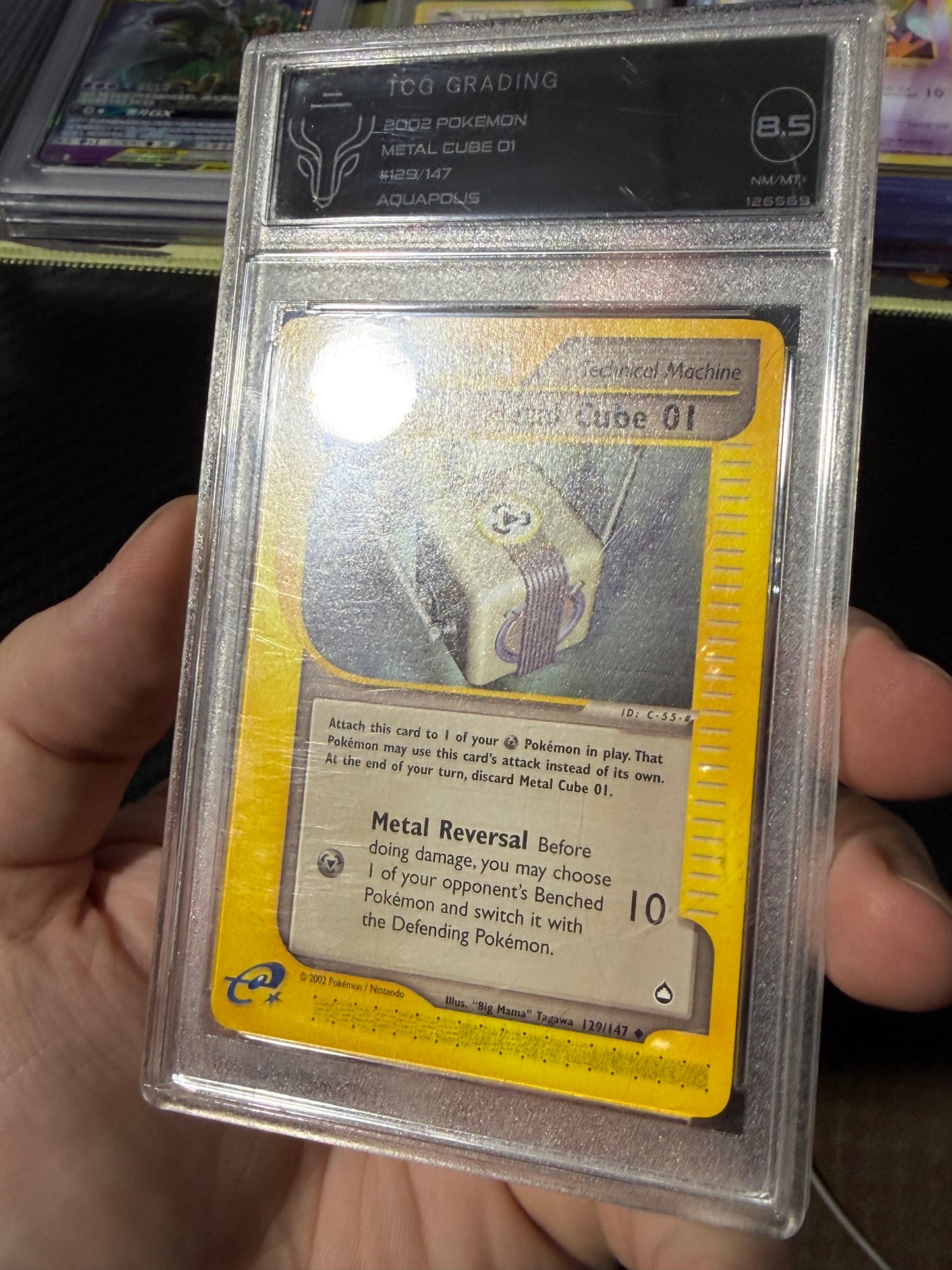 TCG 8.5 - Metal Cube 01 - 129/147 - Pokemon Aquapolis