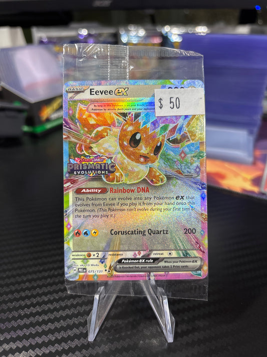Eevee EX (Prismatic Evolutions) Stamped #75