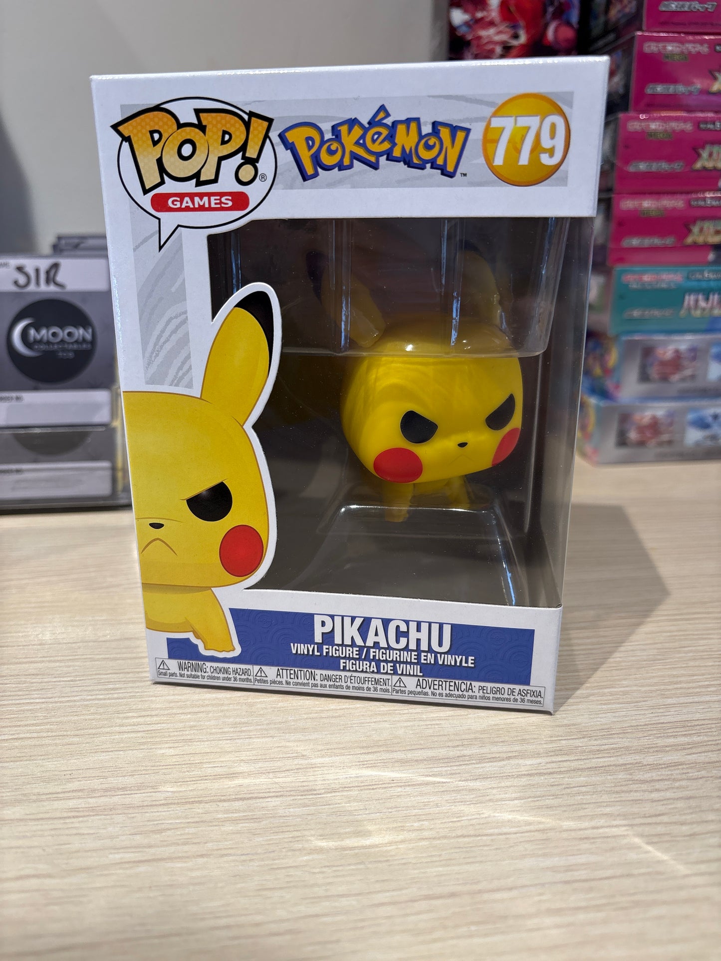 Pikachu (Angry Crouching) Pop Vinyl
