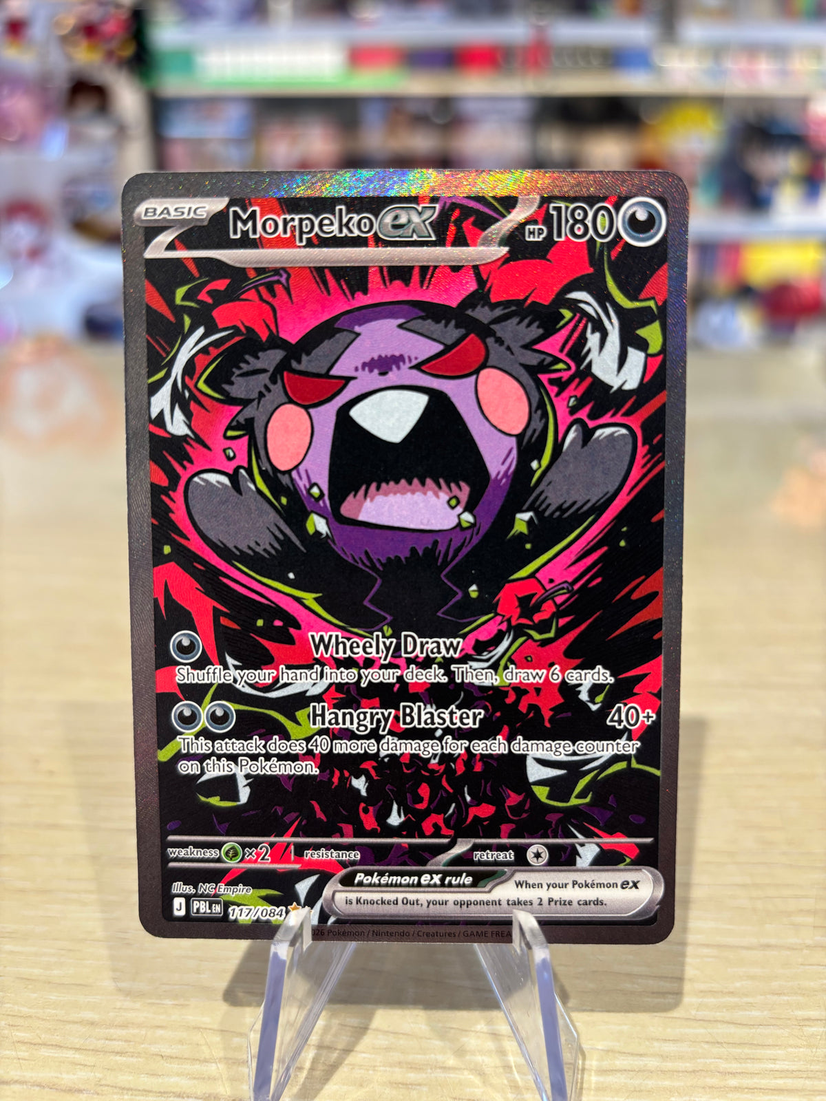 Morpeko Ex - 177/084 - Pitch Black