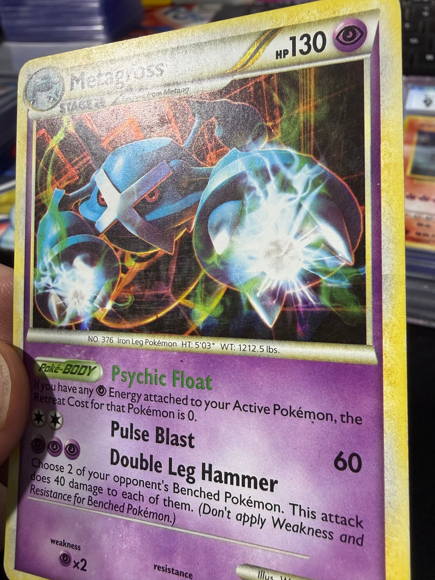 Metagross - Cracked Ice Holo - 4/95 - HGSS Unleashed - MP
