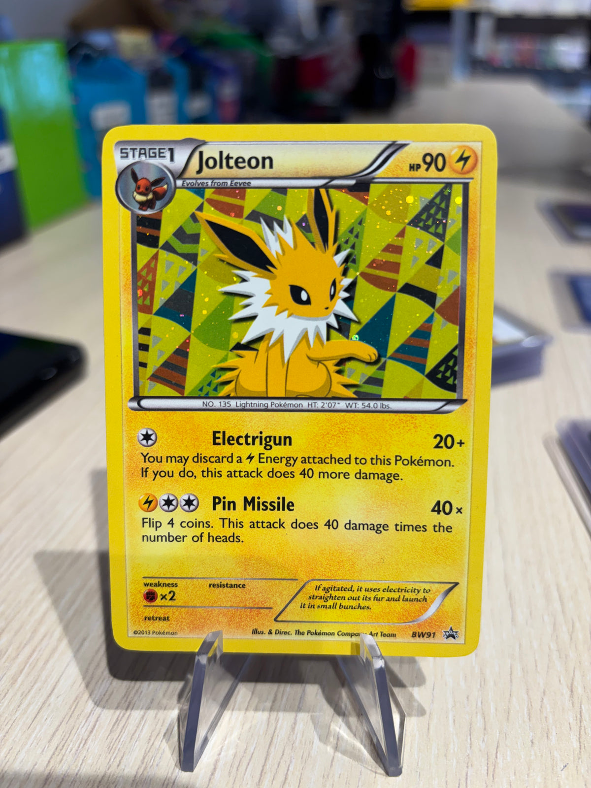 Jolteon - BW91 - Black & White Promo