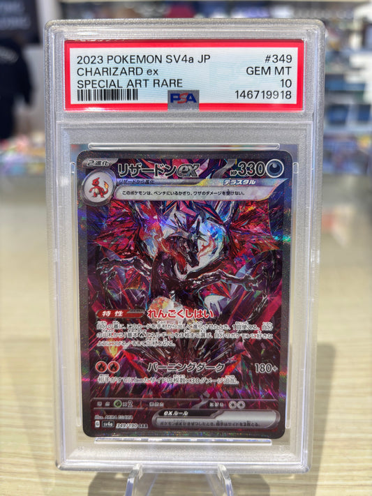 PSA 10 - Charizard Ex - 349/190 - Japanese Shiny Treasure