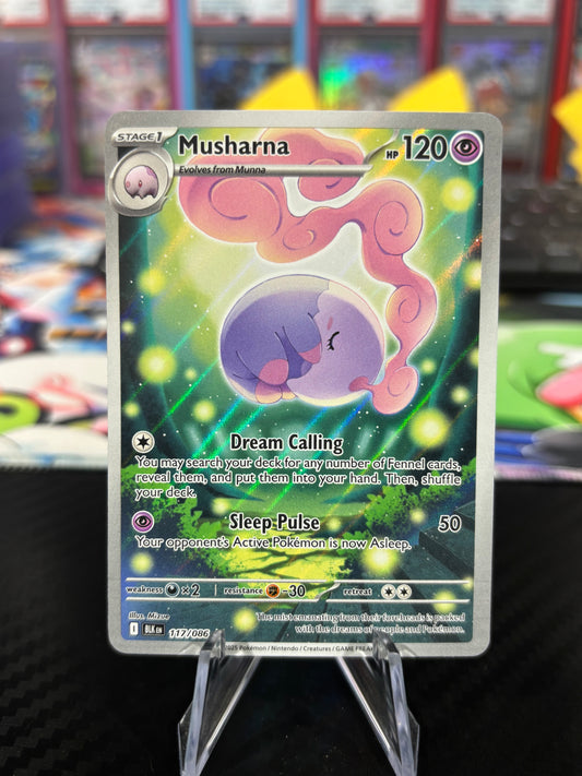 Musharna - 117/086 - Illustration Rare - Black Bolt - NM