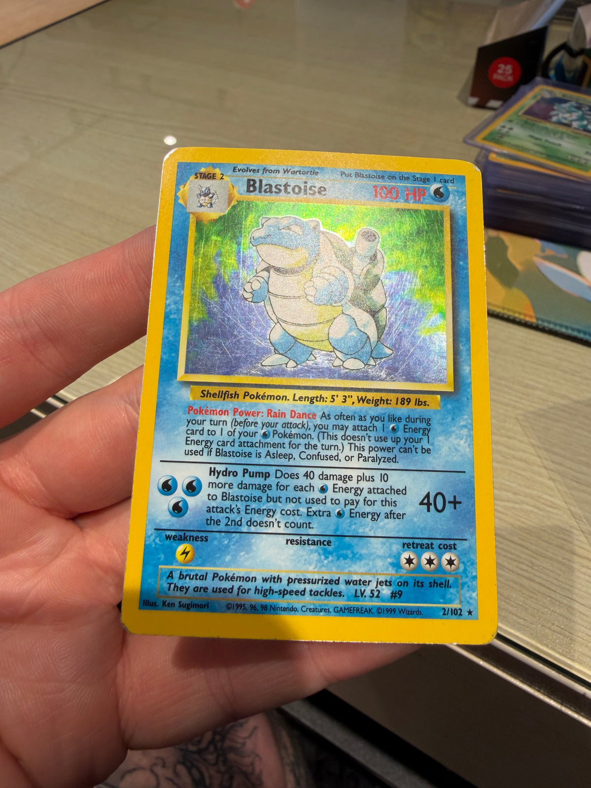 Blastoise Holo - 2/102 - Base Set