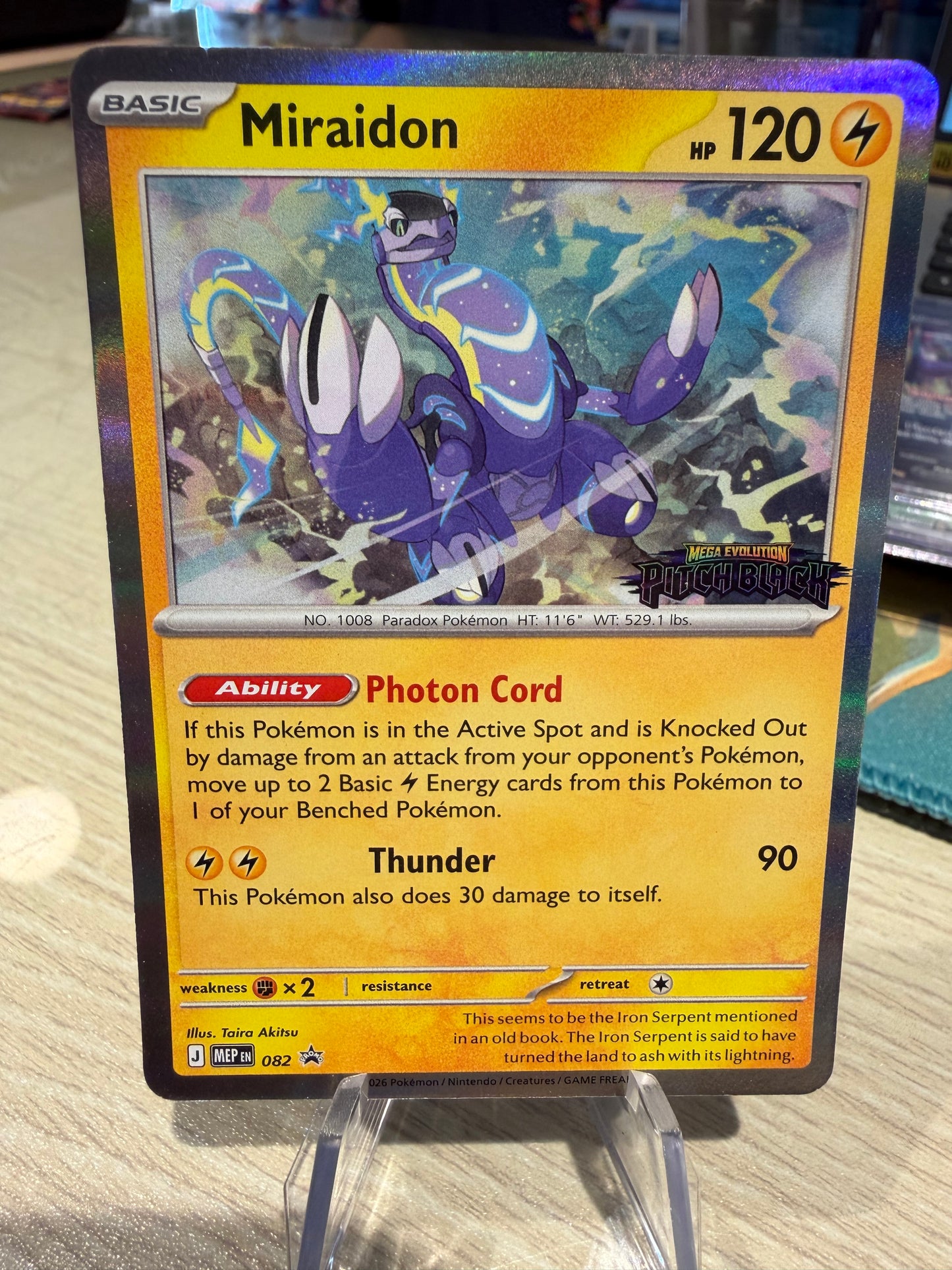 Miraidon - 082 Promo - Pitch Black Stamp