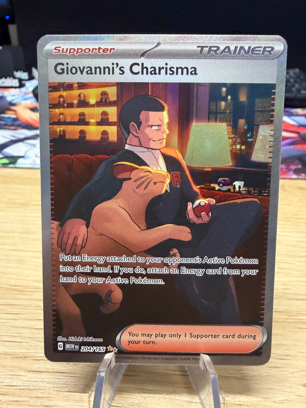 Giovanni’s Charisma - 204/165 - Pokemon 151