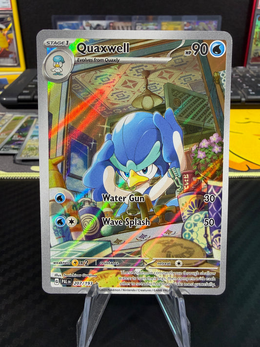 Quaxwell - 207/193 - Illustration Rare - Paldea Evolved