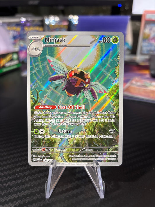 Ninjask - 137/132 - Illustration Rare - Mega Evolutions - NM