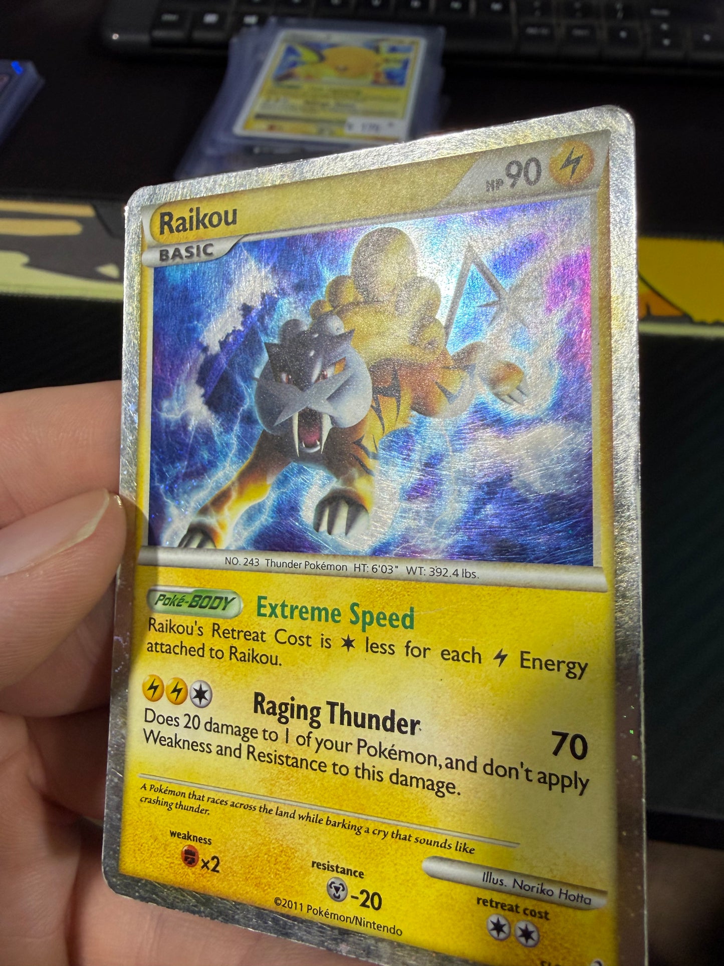 Raikou - Holo - SL9 - Pokemon Call of Legends