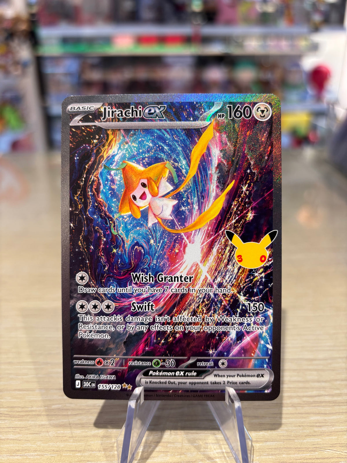 Jirachi Ex - 155/128 - 30th Celebration
