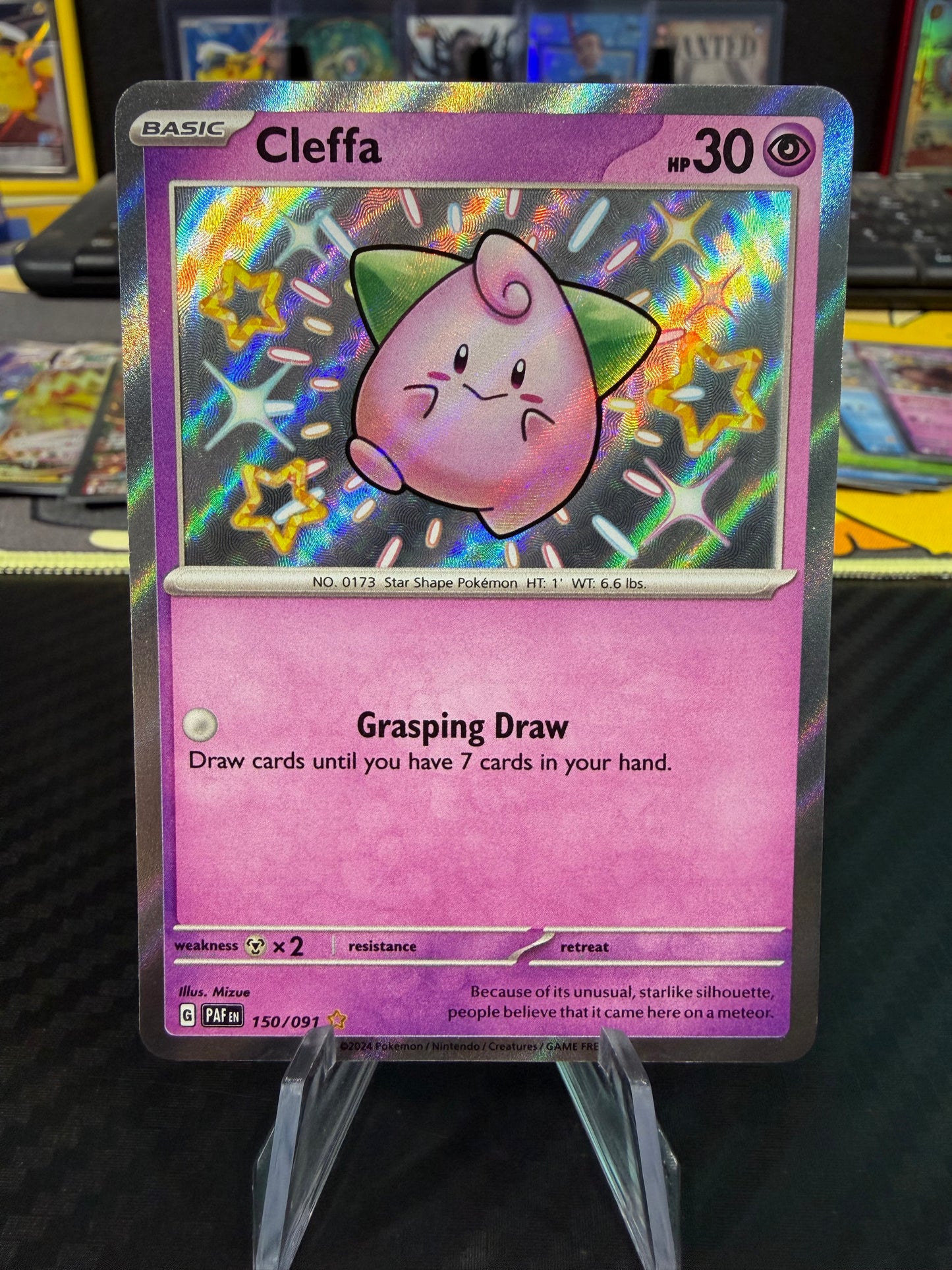 Cleffa - 150/091 - Baby Shiny - Paldean Fates
