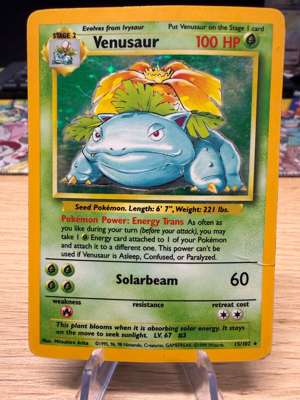 Venusaur Holo - 15/102 - Base Set