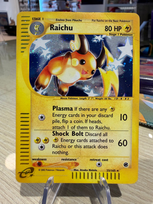 Raichu - Holo - 25/165 - Expedition Base Set