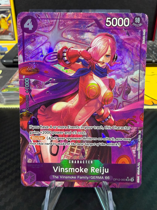 Vinsmoke Reiju - Alt Art - OP12-063 - Legacy of The Master