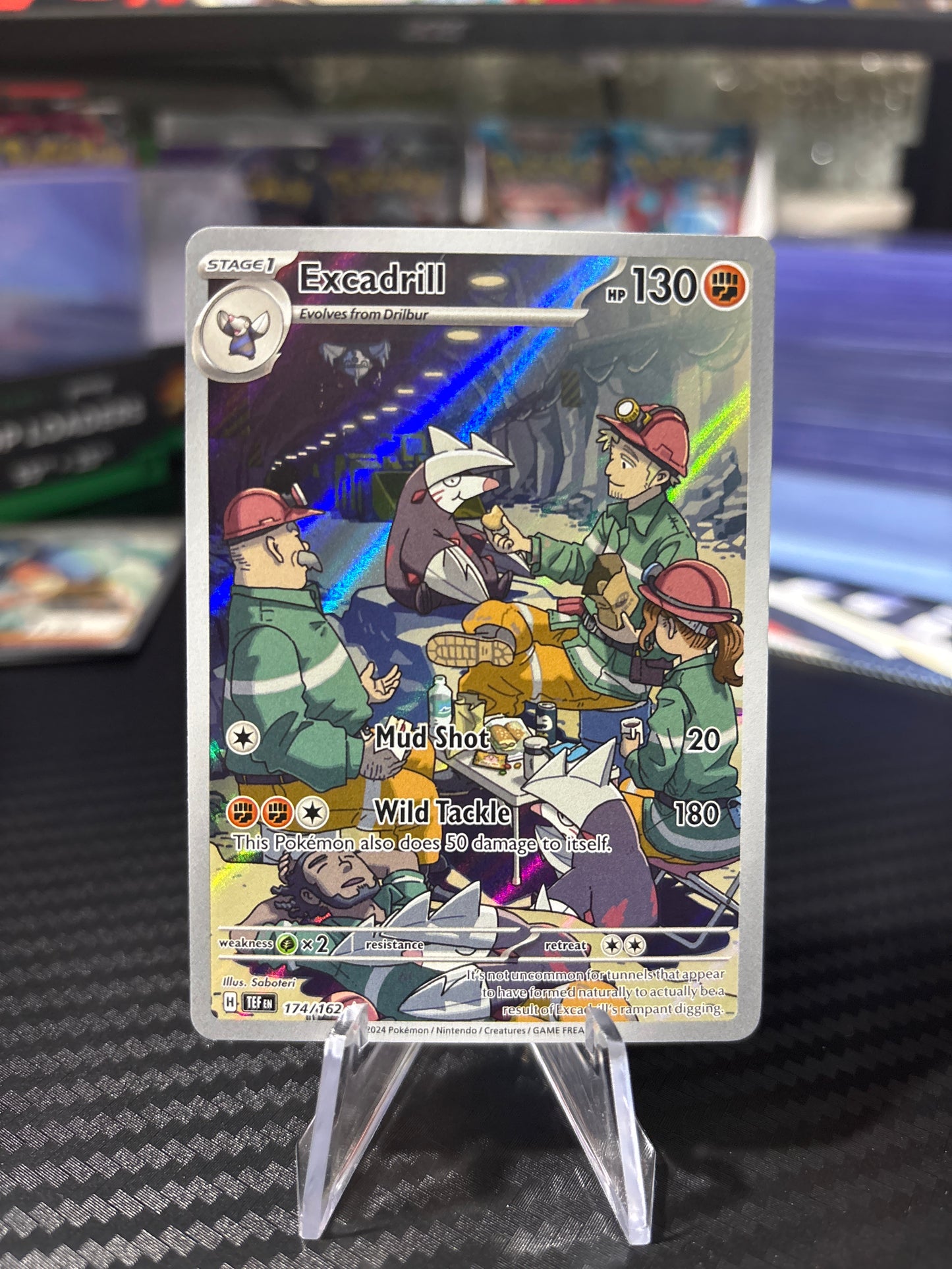 Excadrill - 174/162 - Illustration Rare - Temporal Forces - NM