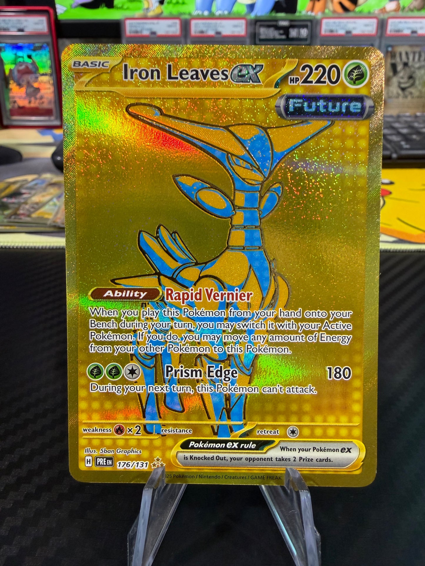 Iron Leaves Ex - 176/131 - Hyper Rare - Prismatic Evolutions - NM
