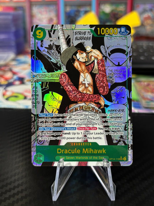 Dracule Mihawk - Manga - OP14-119 - SEC Alt Art - NM
