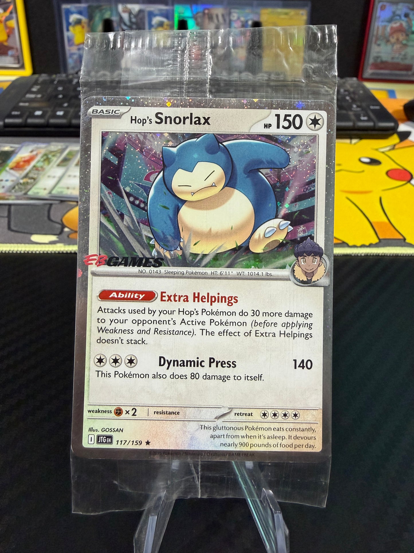 Hop’s Snorlax - 117/159 [EB Games Stamped] - Journey Together