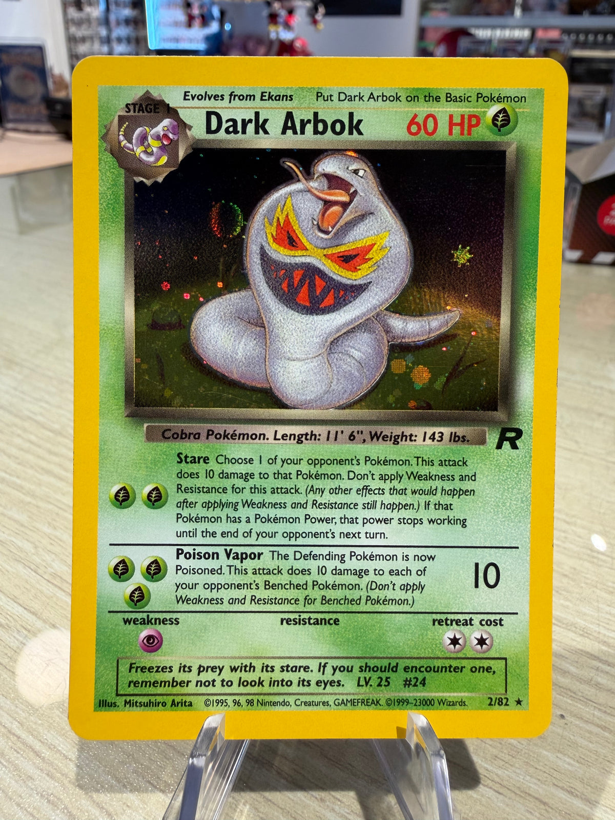 Dark Arbok Holo - 2/82 - Rocket