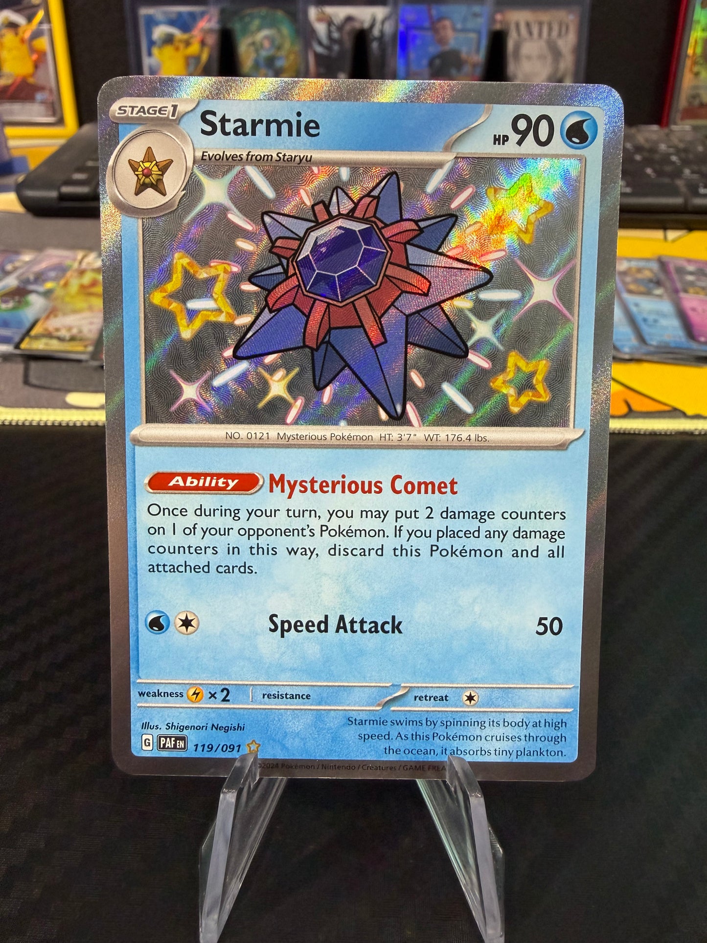 Starmie - 119/091 - Baby Shiny - Paldean Fates