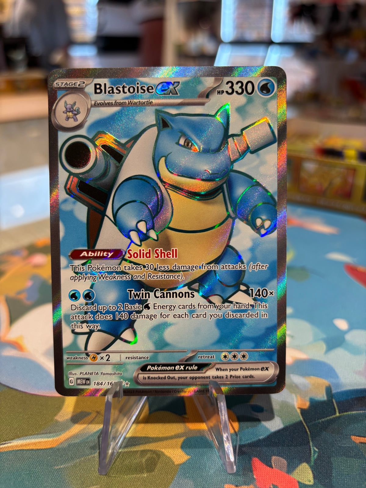 Blastoise ex - 184/165 - English 151