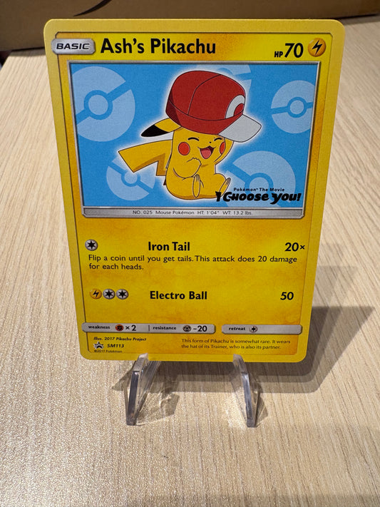 Ash’s Pikachu - Promo 113