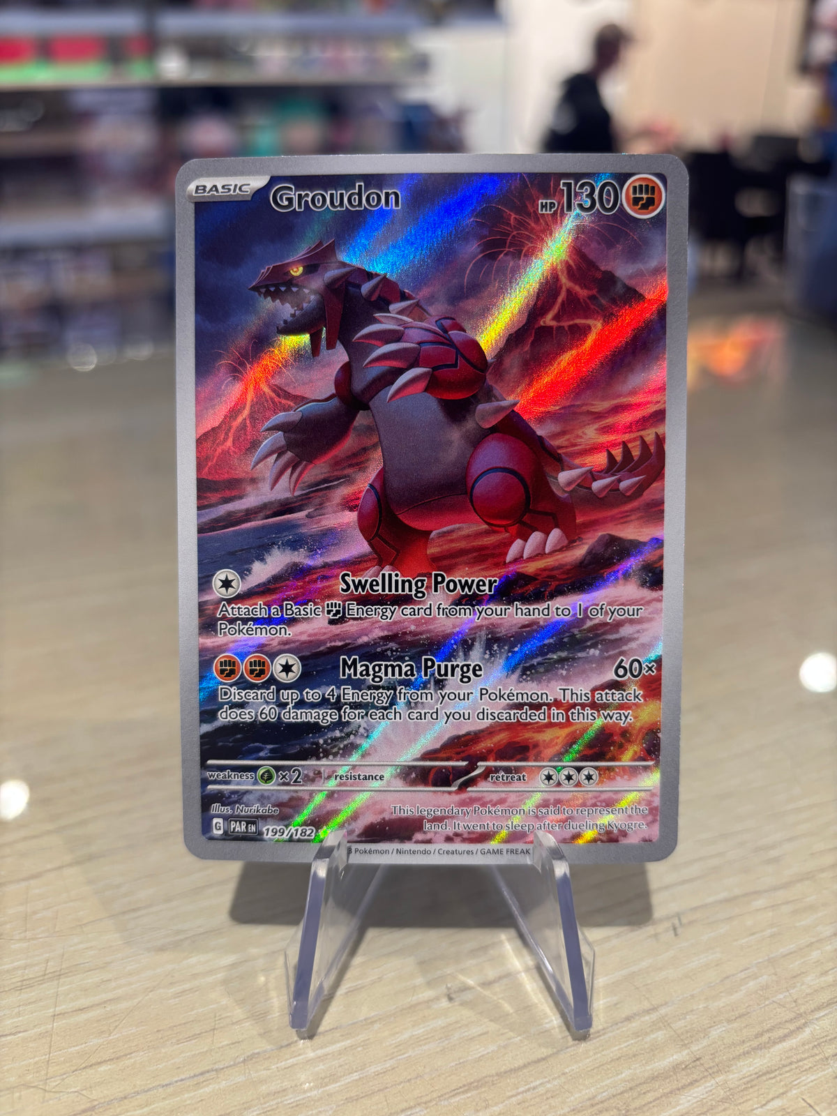 Groudon - 199/182 - Paradox Rift