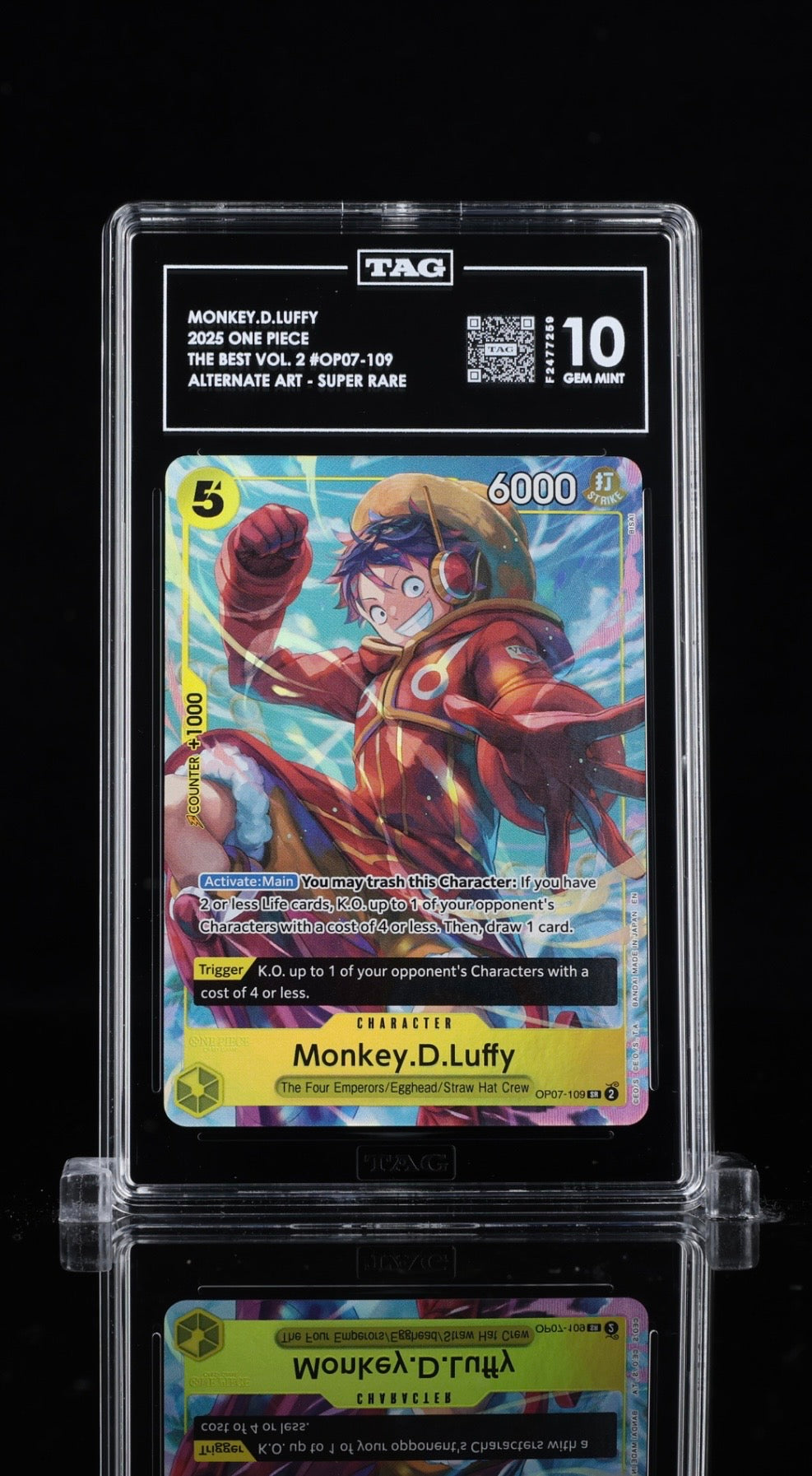 TAG 10 - Monkey D Luffy - Promo - OP07-109 - Illustration Box Vol. 3