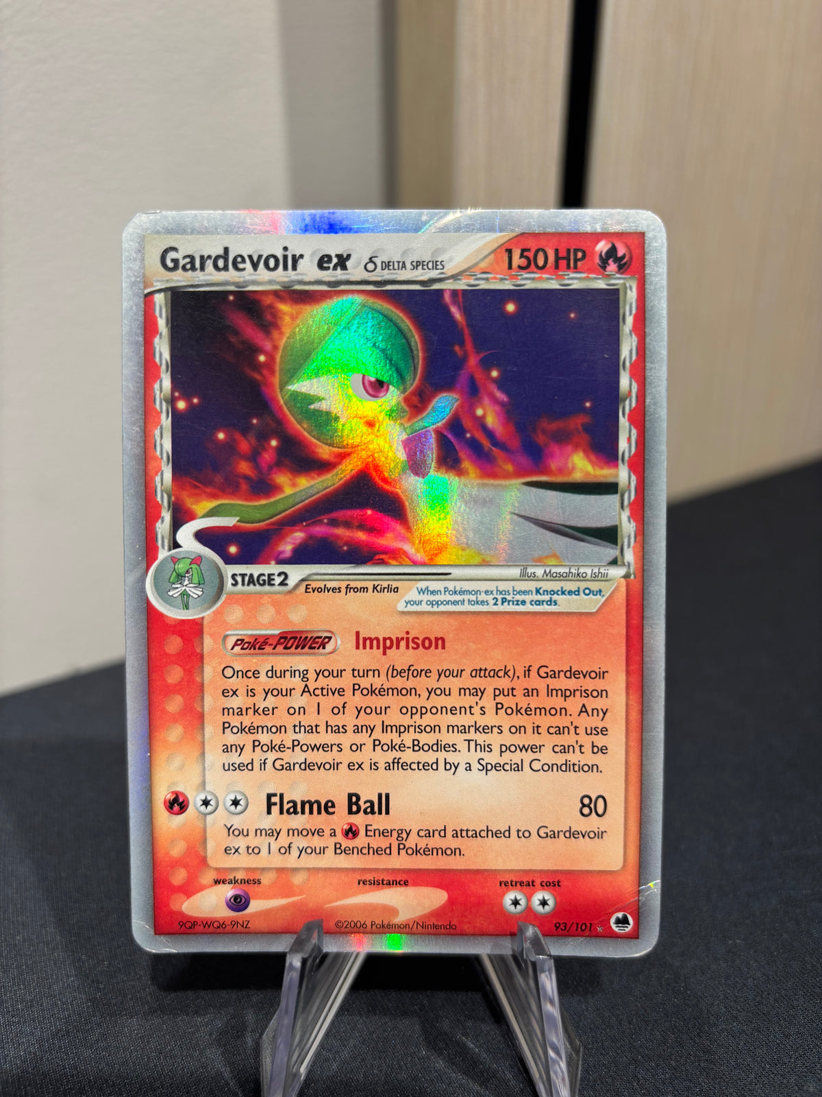 Gardevoir Ex Delta Species - 93/101 - EX Dragon Frontiers - Damaged