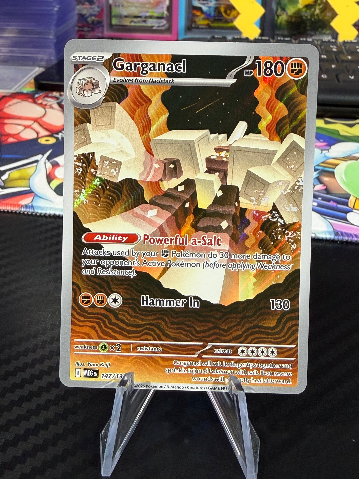 Garganacl - 147/132 - Illustration Rare - Mega Evolution - NM