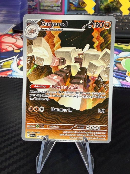 Garganacl - 147/132 - Illustration Rare - Mega Evolution - NM
