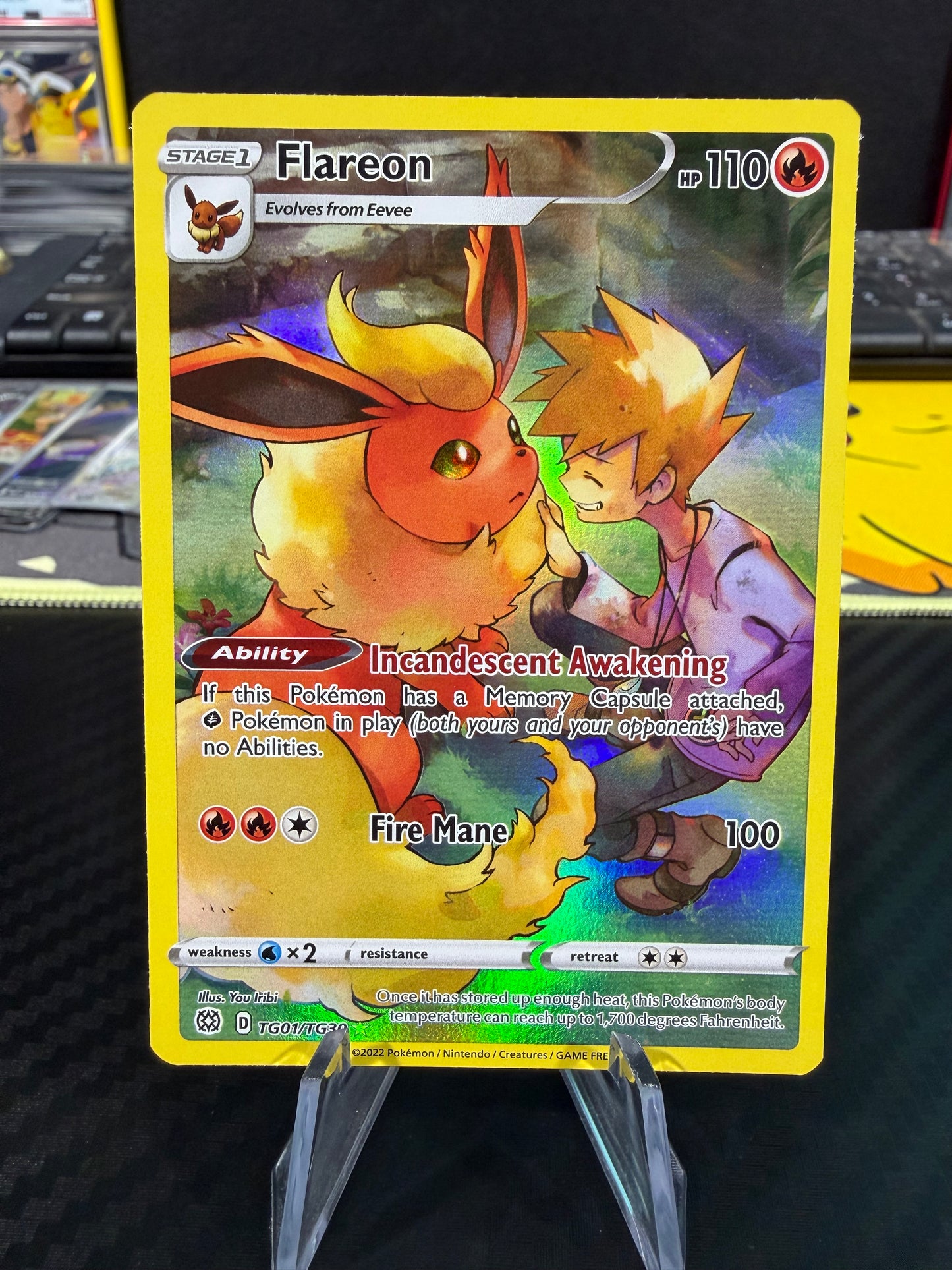 Flareon - TG01/TG30 - Trainer Gallery - Brilliant Stars - NM