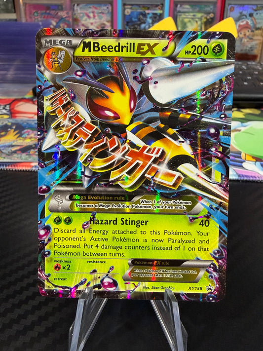 M Beedrill EX - Black Star Promo - #XY158 - LP