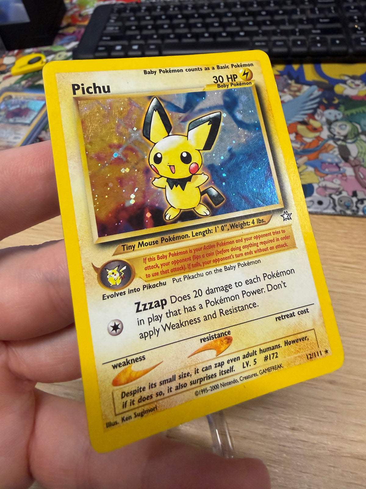 Pichu Holo - 12/111 - Neo Genesis